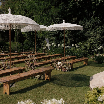Location mobilier, banc cérémonie pour mariage et événements dans la manche en Normandie